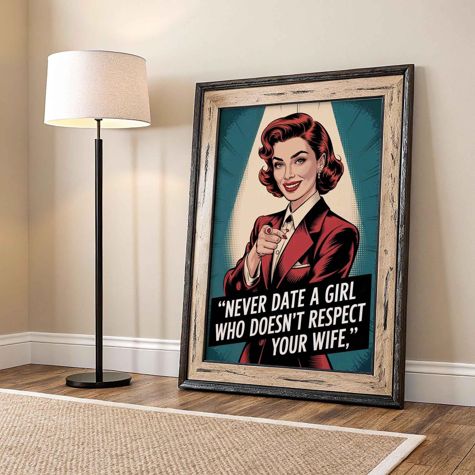 1950's Humor Wall Art wall art