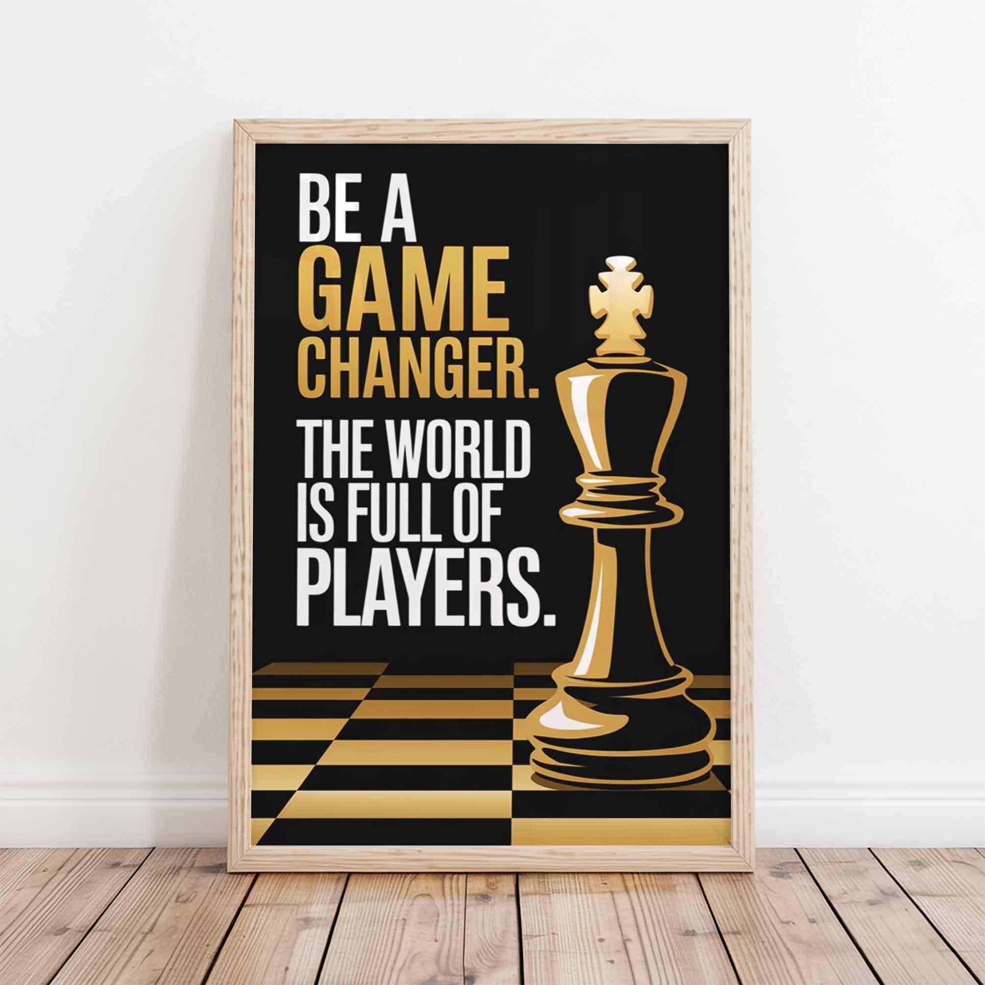 Chess Motivational Art Print wall art