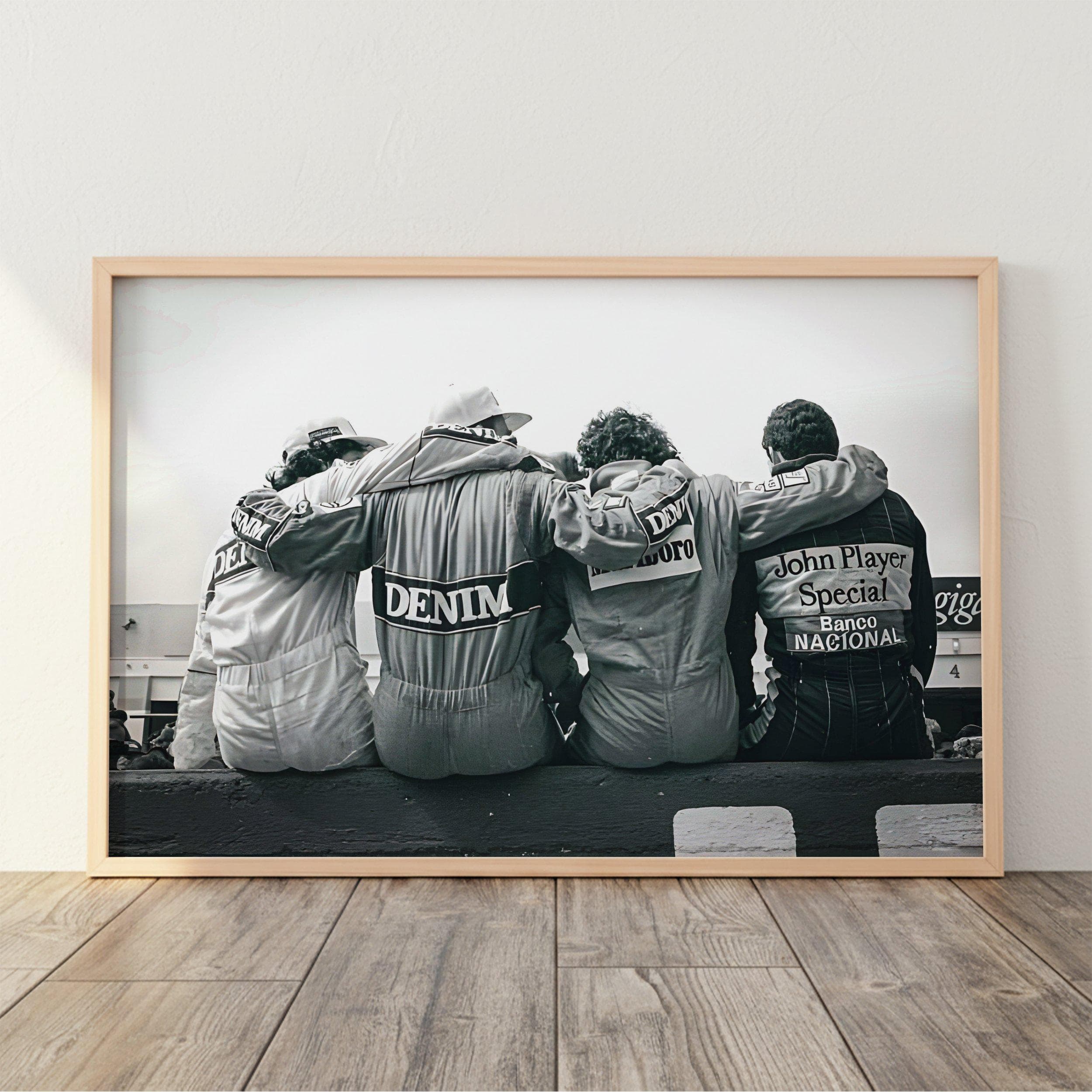 Ayrton Senna F1 Poster wall art