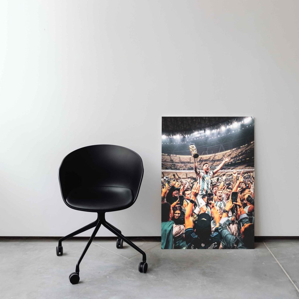 Lionel Messi poster, FIFA Football World Cup 2022 Champion Canvas Wall Art print, Argentina & Barcelona soccer legend, Sports Decor - Image 8
