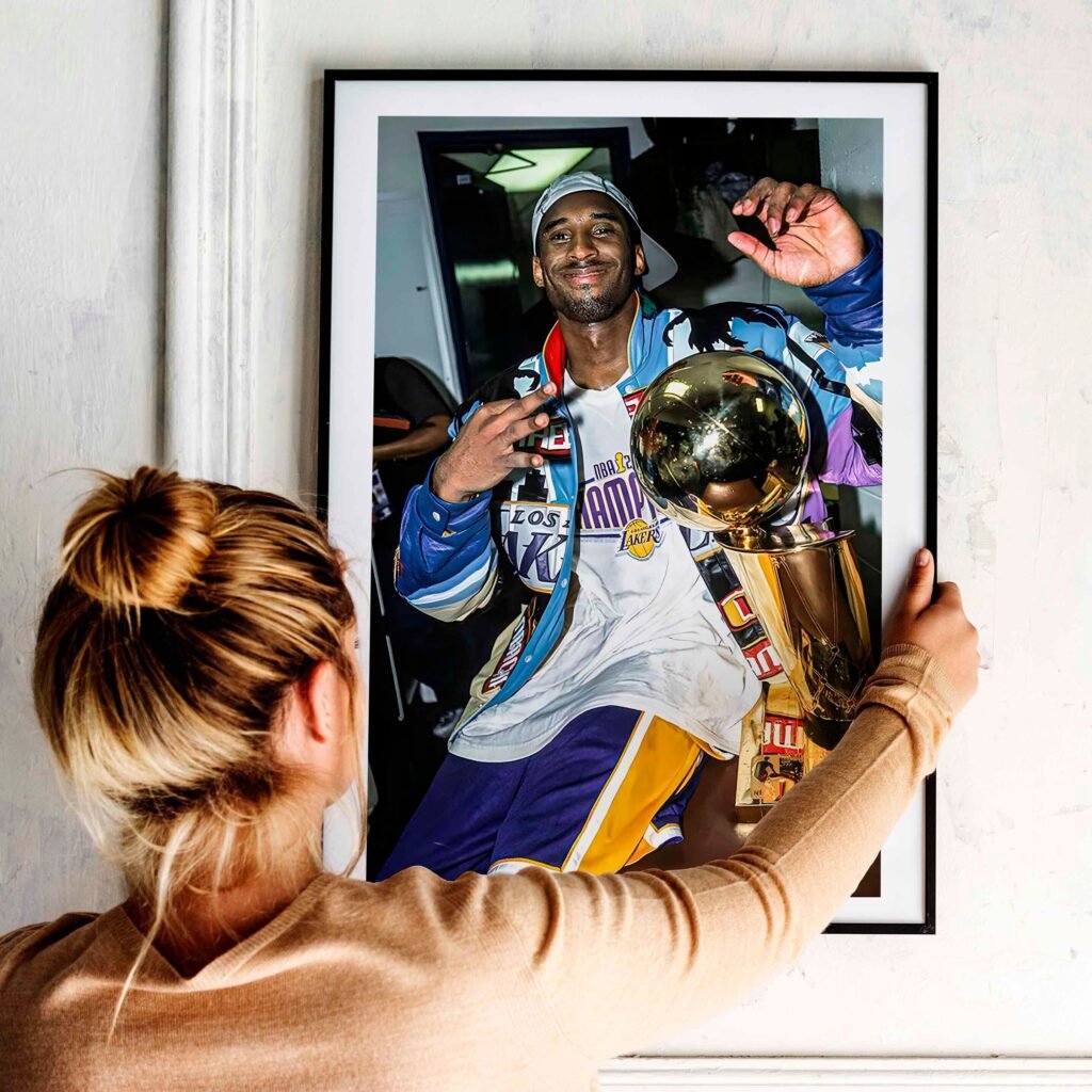 Kobe Bryant Poster, Mamba mentality, NBA Lakers championship Canvas Wall Art print, Basketball art - Image 4