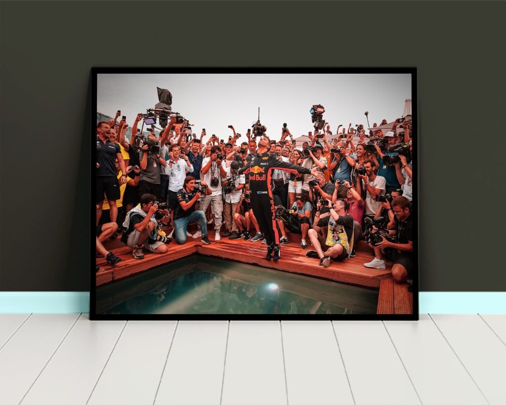 Daniel Ricciardo Poster, Formula 1 F1, Monaco GP print, Red Bull Racing Canvas Wall Art,  gift idea for him - Image 6