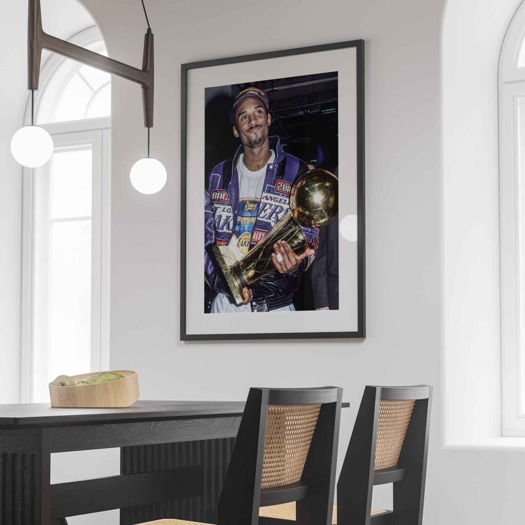 Kobe Bryant championship Poster print - NBA basketball, Lakers Canvas Wall Art, Mamba mentality - Image 4