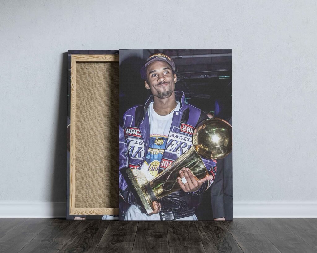 Kobe Bryant championship Poster print - NBA basketball, Lakers Canvas Wall Art, Mamba mentality - Image 5