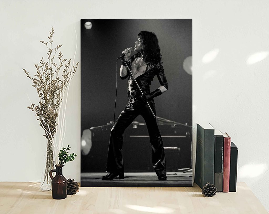 Freddie Mercury poster, Queen Band Music Canvas wall art print, Bohemian Rhapsody - Image 6