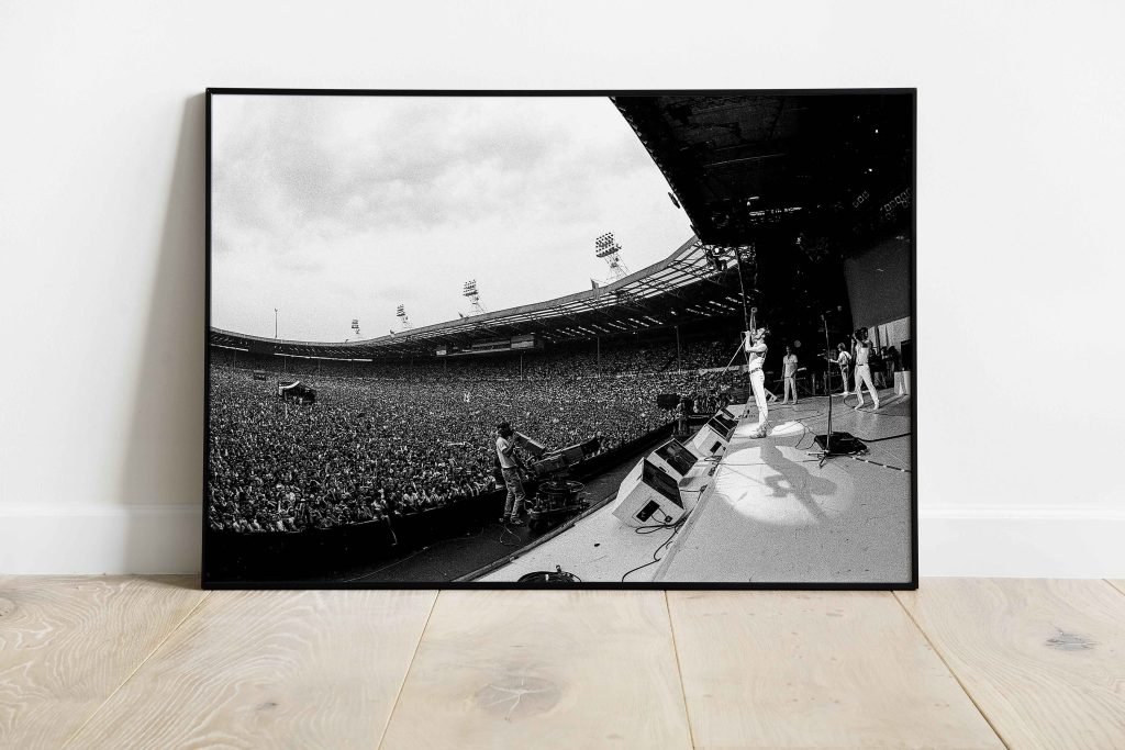 Freddie Mercury Poster, Queen Live Aid poster, Rock Music Canvas Wall Art print, Bohemian Rhapsody - Image 7