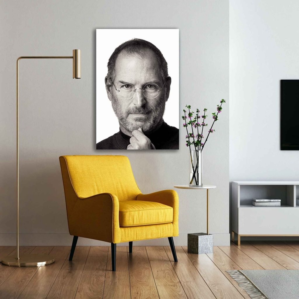 Steve Jobs poster, Think Different, Apple Canvas wall Art print, Tech legend poster print - Image 4