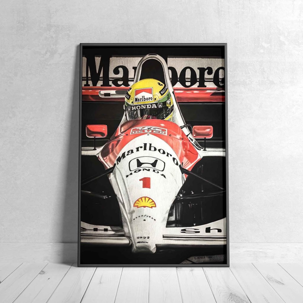 Ayrton Senna Poster Print - McLaren F1 Canvas - Monaco GP - Formula 1 Racing Wall Art - Image 5