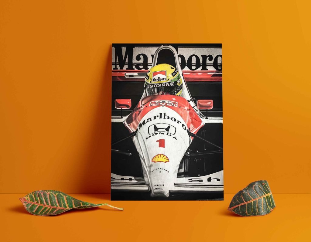 Ayrton Senna Poster Print - McLaren F1 Canvas - Monaco GP - Formula 1 Racing Wall Art - Image 6