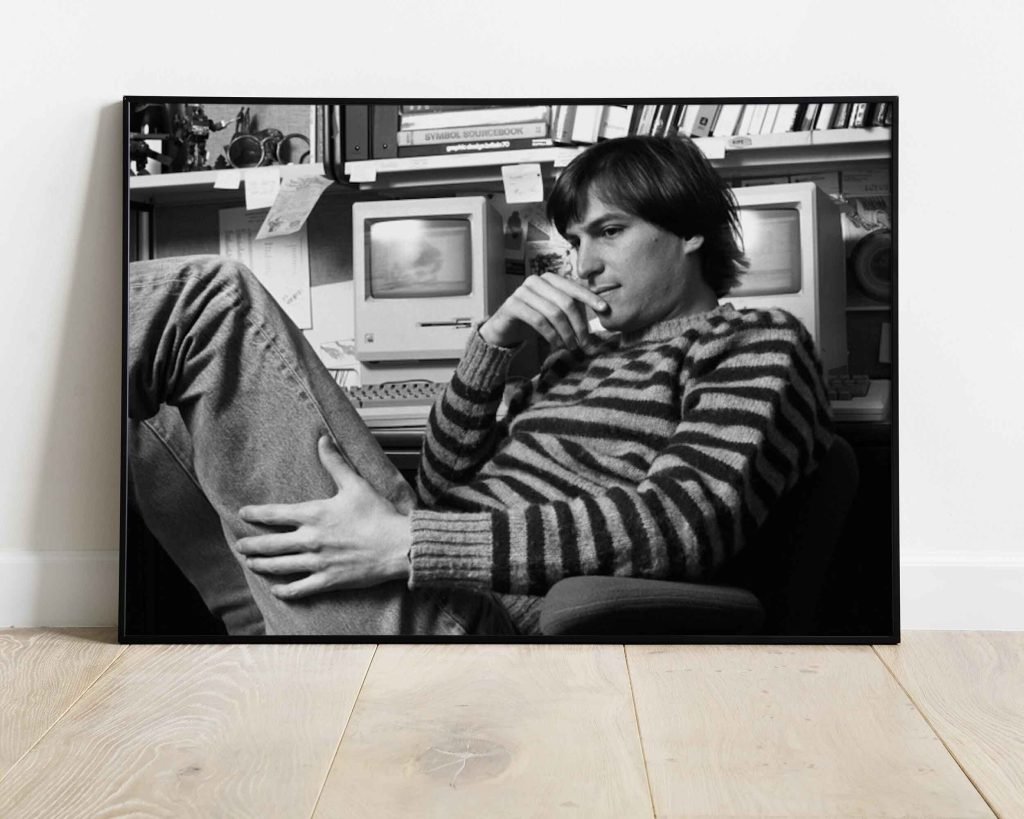 Steve Jobs poster print, Think Different Apple Canvas Wall art print, Time inc - Image 8