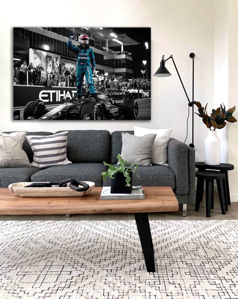 Sebastian Vettel poster, Formula 1 Retire Canvas Wall Art, Aston Martin F1 print, Sports poster - Image 7