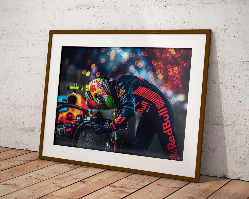 Checo Perez poster, Sergio Perez poster, Formula 1 Canvas Wall Art, Red Bull Racing F1 Poster Print, Sports poster - Image 7