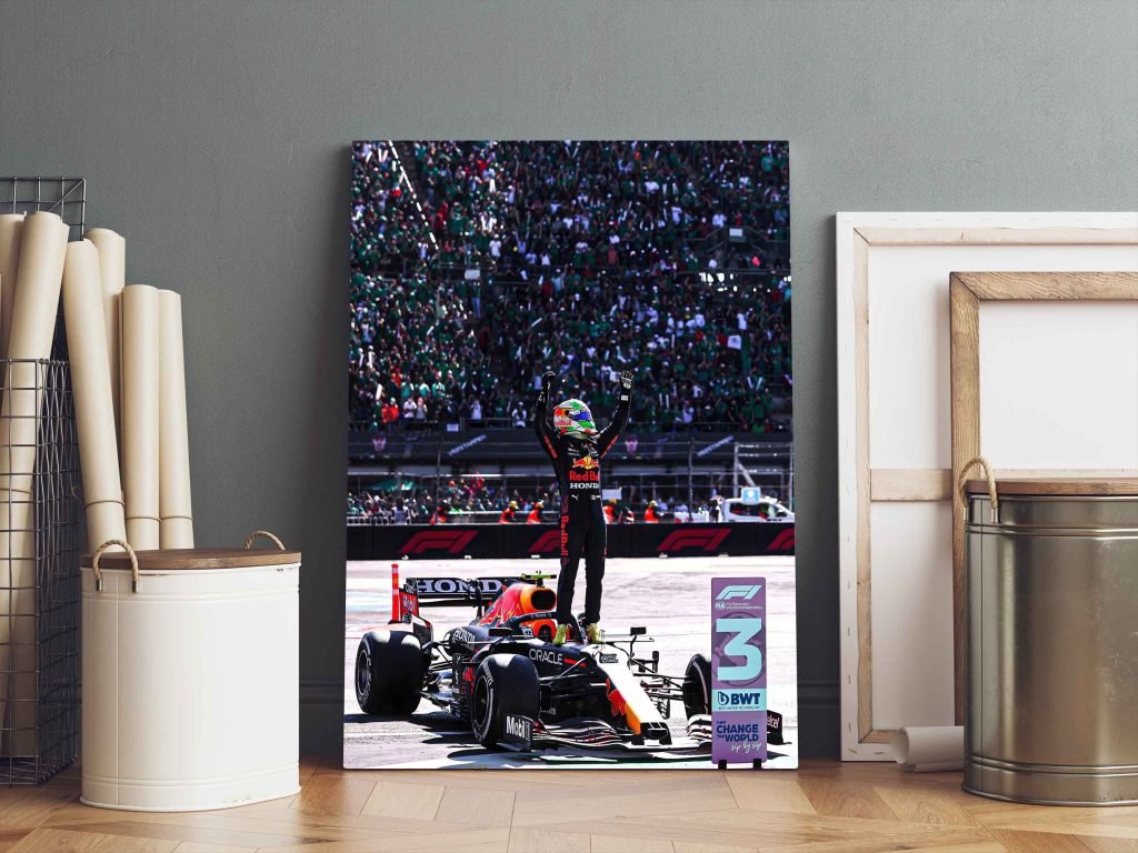 Checo Perez poster, Sergio Perez poster, Formula 1 Red Bull Racing Wall Art, F1 print - Image 6