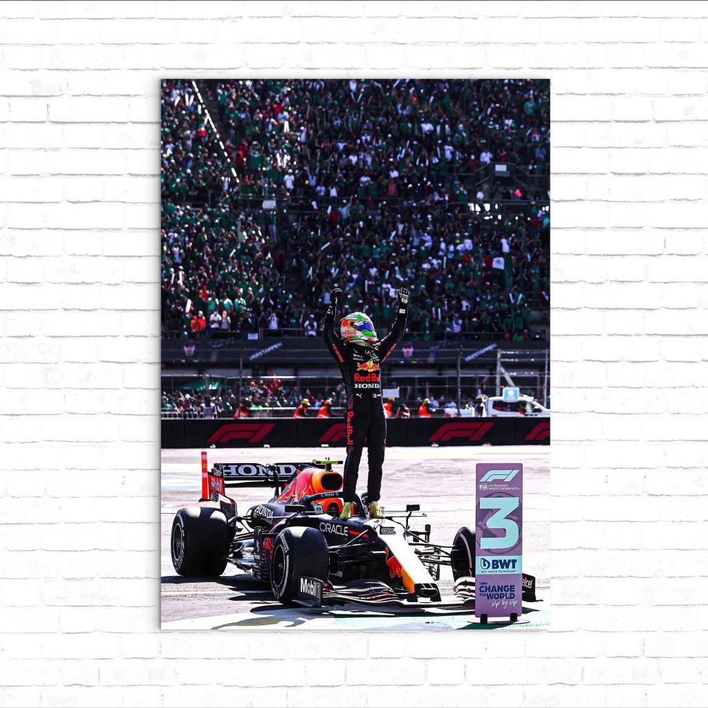 Checo Perez poster, Sergio Perez poster, Formula 1 Red Bull Racing Wall Art, F1 print - Image 7