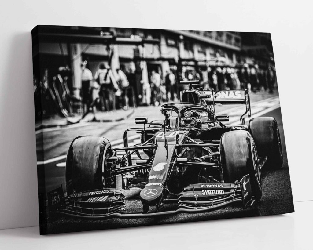 Lewis Hamilton Poster, Formula 1 canvas wall art, Mercedes F1  or Poster printBritish legendSports poster - Image 4