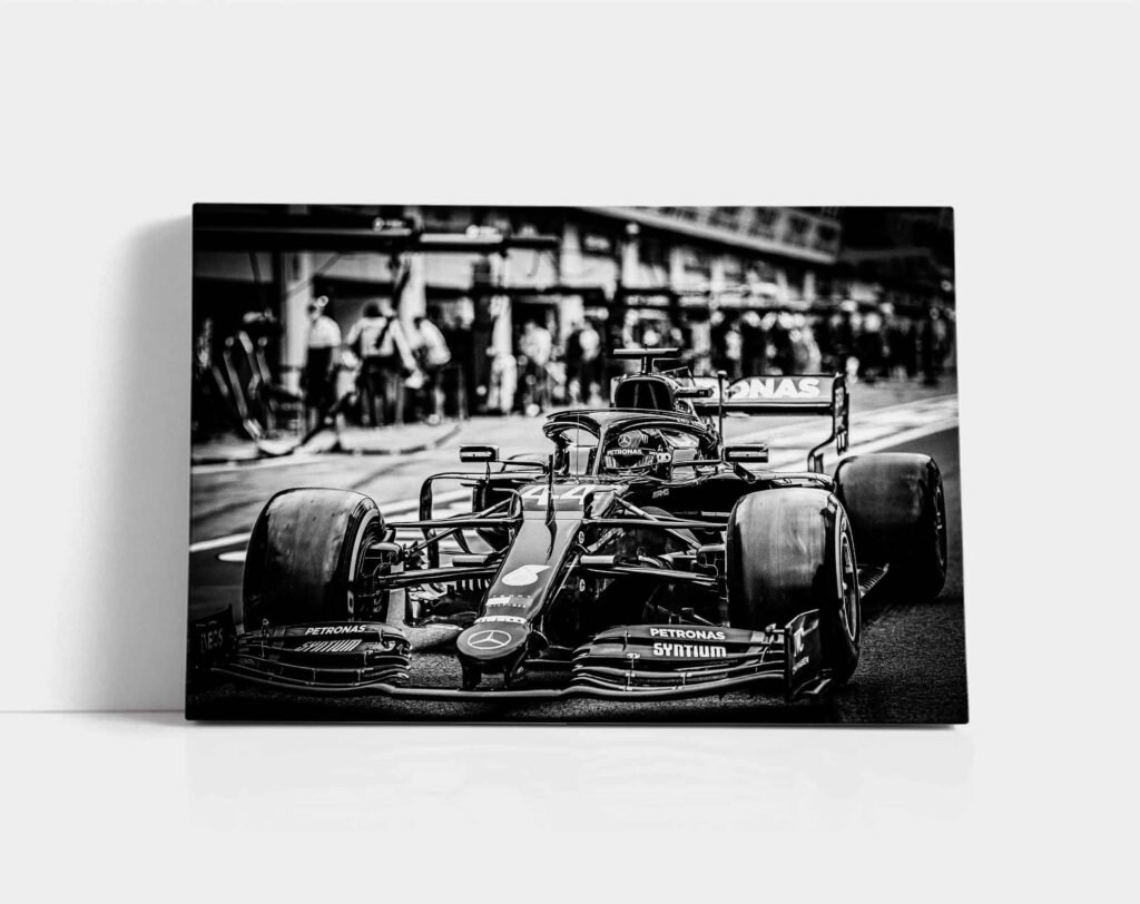Lewis Hamilton Poster, Formula 1 canvas wall art, Mercedes F1  or Poster printBritish legendSports poster - Image 5