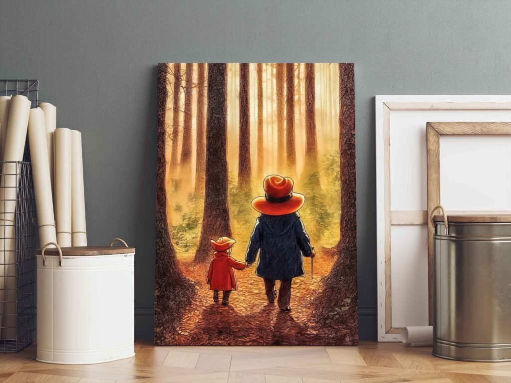Queen Elizabeth and Paddington bear Poster, The Queen British Collectors Memorabilia Wall Art - Image 3