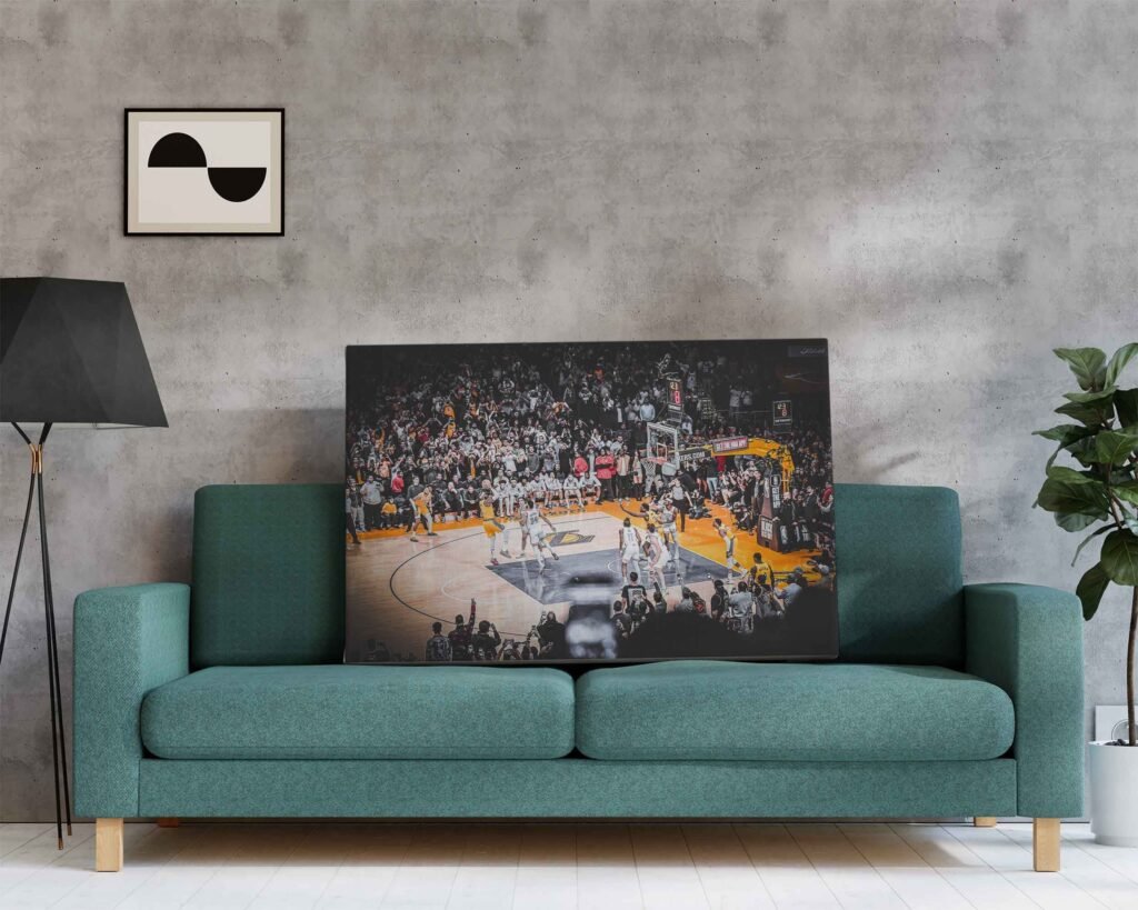 Lebron James poster, Basketball Lakers canvas print, NBA Wall art, Points record of Lebron James canvas - Image 4