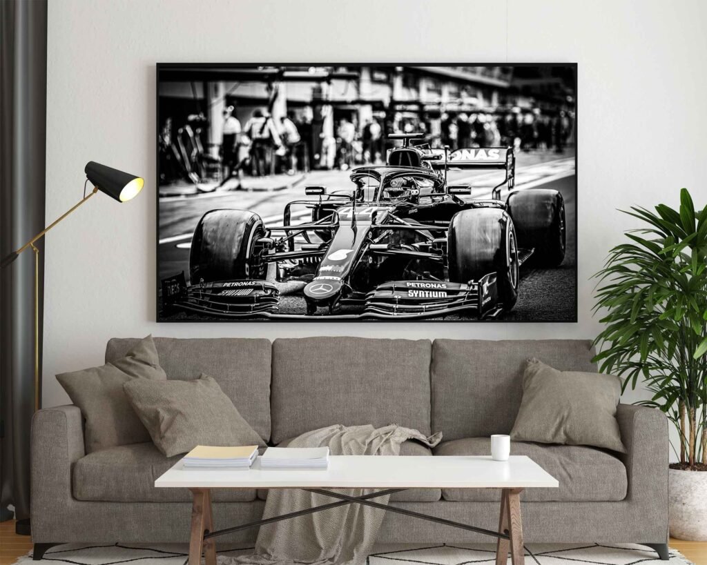 Lewis Hamilton Poster, Formula 1 canvas wall art, Mercedes F1  or Poster printBritish legendSports poster - Image 7
