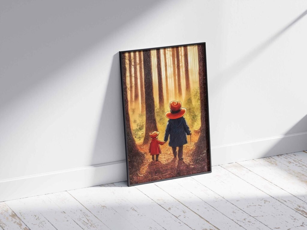 Queen Elizabeth and Paddington bear Poster, The Queen British Collectors Memorabilia Wall Art - Image 8