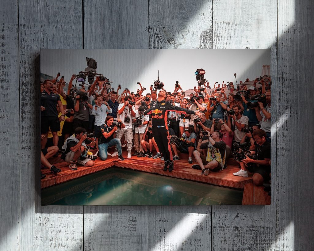 Daniel Ricciardo Poster, Formula 1 F1, Monaco GP print, Red Bull Racing Canvas Wall Art,  gift idea for him - Image 4
