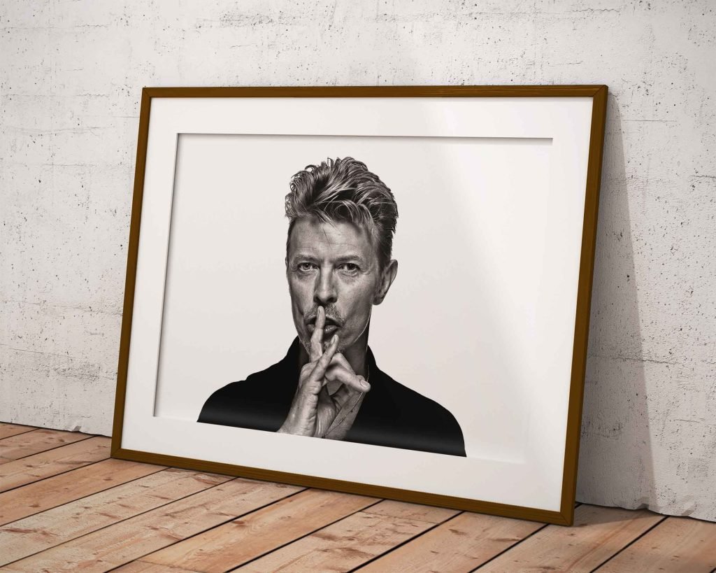 David Bowie Poster, Ziggy Stardust Music Canvas Wall Art, Rock Music icon - Image 4