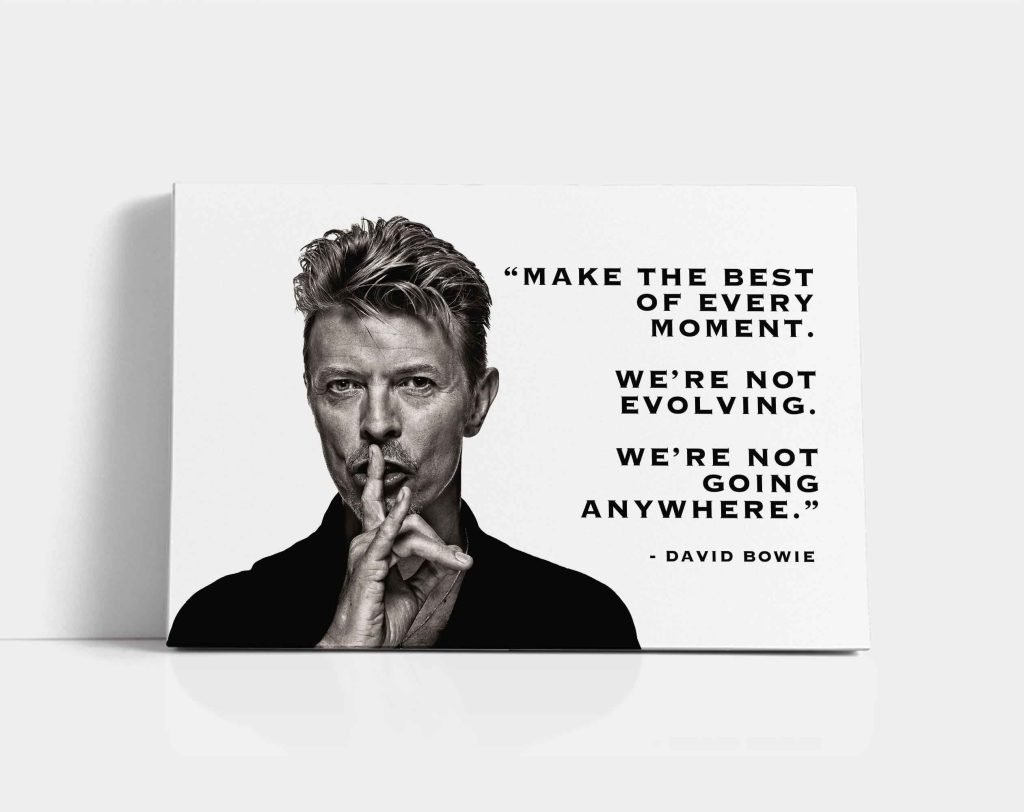 David Bowie Poster, Ziggy Stardust Music Canvas Wall Art, Gift Idea for Music Fans - Image 6