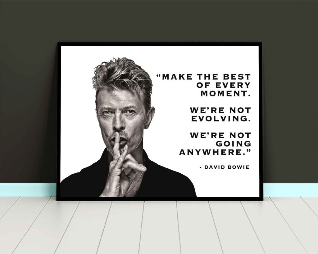 David Bowie Poster, Ziggy Stardust Music Canvas Wall Art, Gift Idea for Music Fans - Image 7