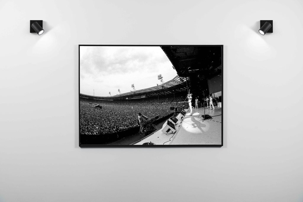 Freddie Mercury Poster, Queen Live Aid poster, Rock Music Canvas Wall Art print, Bohemian Rhapsody - Image 4