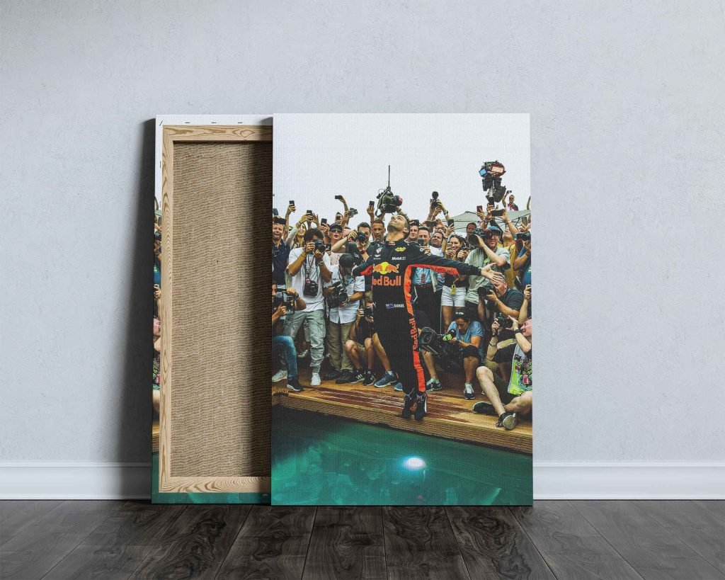 Daniel Ricciardo Poster print - Formula 1 F1 Monaco GP Print - Red Bull Racing Canvas Wall Art - Gift Idea for Him - Motorsport Decor - Image 5