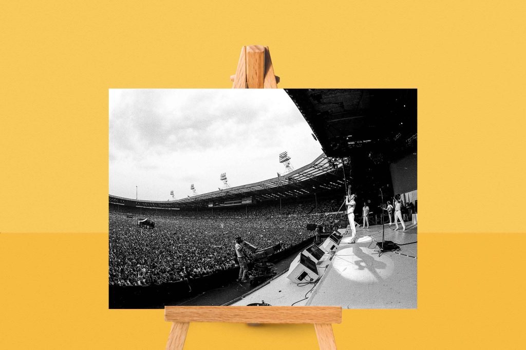 Freddie Mercury Poster, Queen Live Aid poster, Rock Music Canvas Wall Art print, Bohemian Rhapsody - Image 8