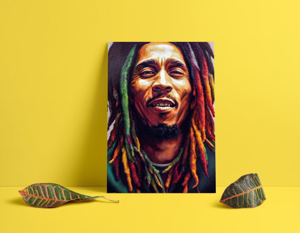 Bob Marley Poster, Reggae Music Vintage Canvas Wall Art, No Woman No Cry print - Image 6