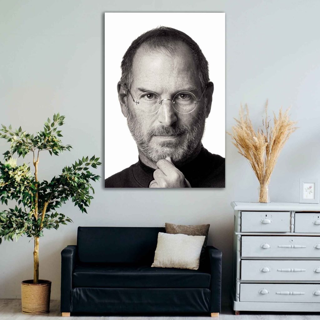 Steve Jobs poster, Think Different, Apple Canvas wall Art print, Tech legend poster print - Image 8