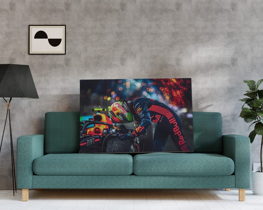 Checo Perez poster, Sergio Perez poster, Formula 1 Canvas Wall Art, Red Bull Racing F1 Poster Print, Sports poster - Image 8