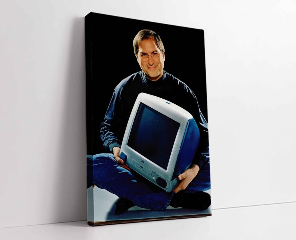 Steve Jobs poster, Think Different Apple Canvas Wall art print, Time Magazine photo - Image 7