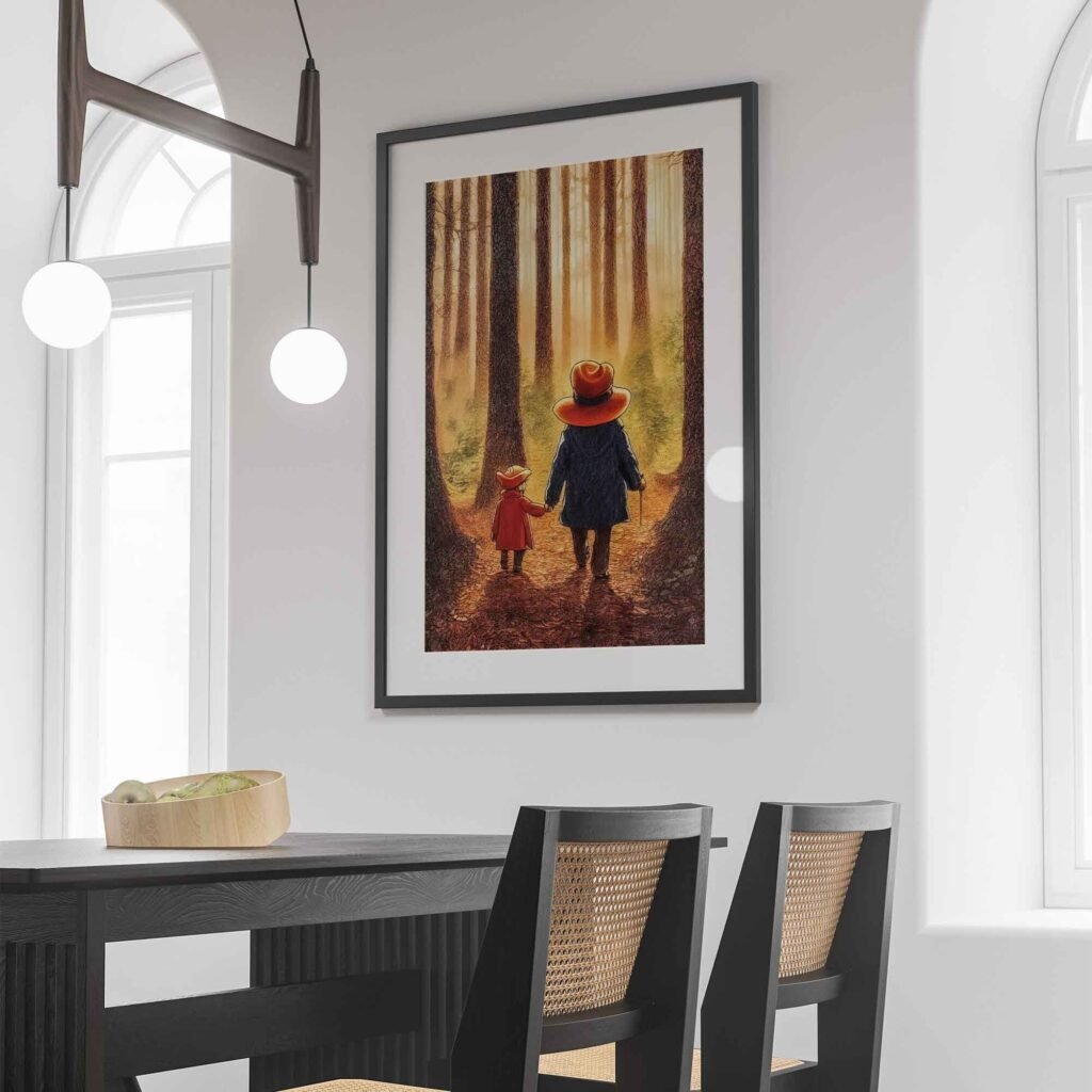 Queen Elizabeth and Paddington bear Poster, The Queen British Collectors Memorabilia Wall Art - Image 5