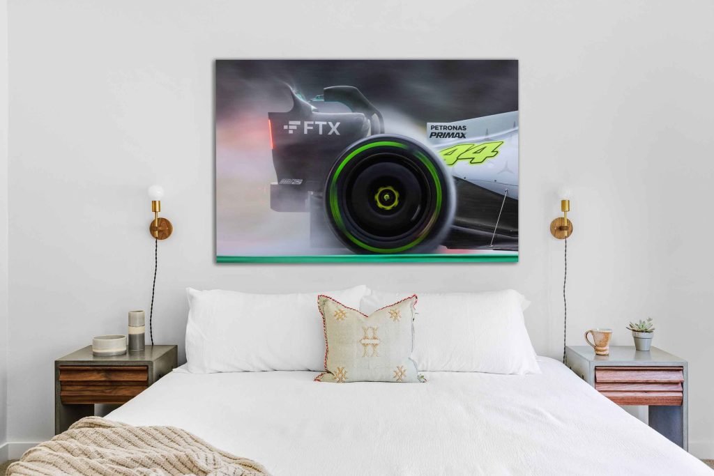 Lewis Hamilton Poster, Formula 1 canvas wall art, Mercedes 2022 Formula 1, Sports poster - Image 7