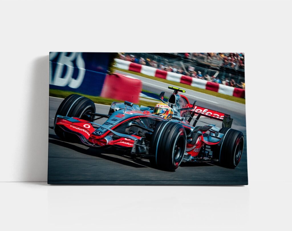 Lewis Hamilton Poster, Formula 1 canvas wall art, Mclaren 2007 Poster PrintMercedes World  Wall Art  Him - Image 6