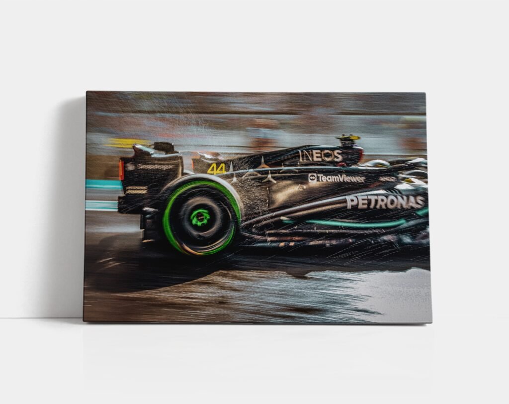 Lewis Hamilton Poster, Formula 1 canvas wall art, Poster wall artMercedes  or Poster printSports poster - Image 6