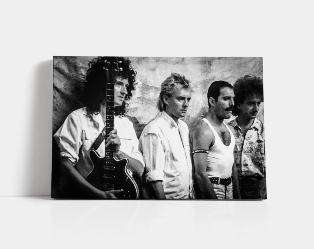 Queen poster, Freddie Mercury and Queen Band Music Canvas wall art print, Gift idea for Rock Music fans - Image 5