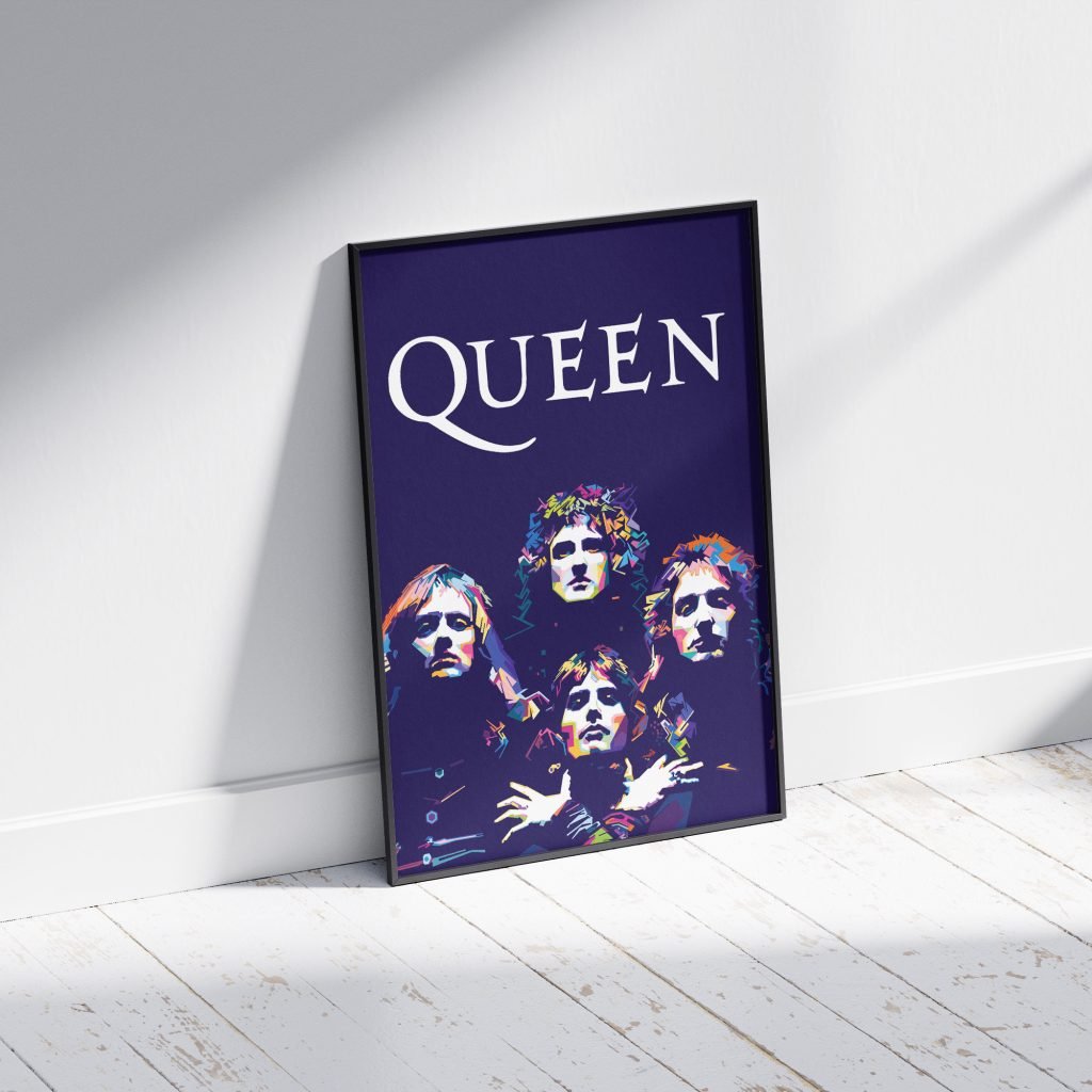 Queen poster, Freddie Mercury poster, Queen Band Music Canvas wall art print, Bohemian Rhapsody - Image 7