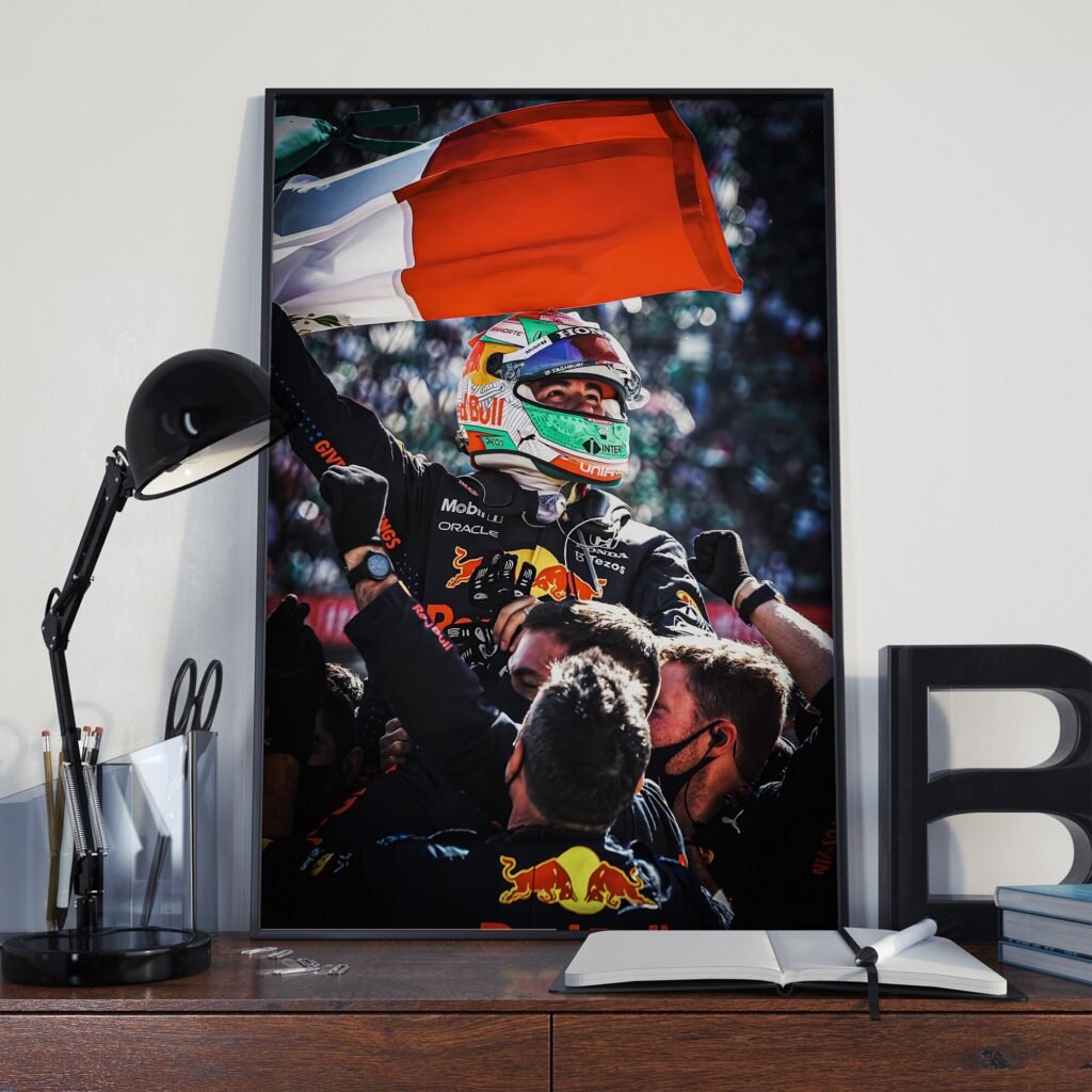 Checo Perez poster, Sergio Perez poster, F1 Monaco GP print, Red Bull Racing Formula 1 Canvas Wall Art, Sports poster - Image 7