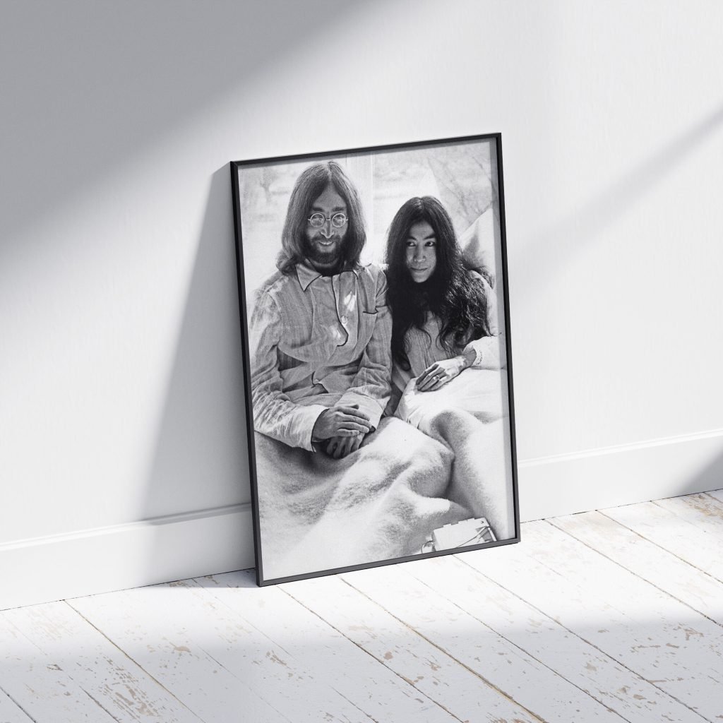 John Lennon and Yoko Ono Music Stars Poster Print or Canvas Wall Art - Image 7