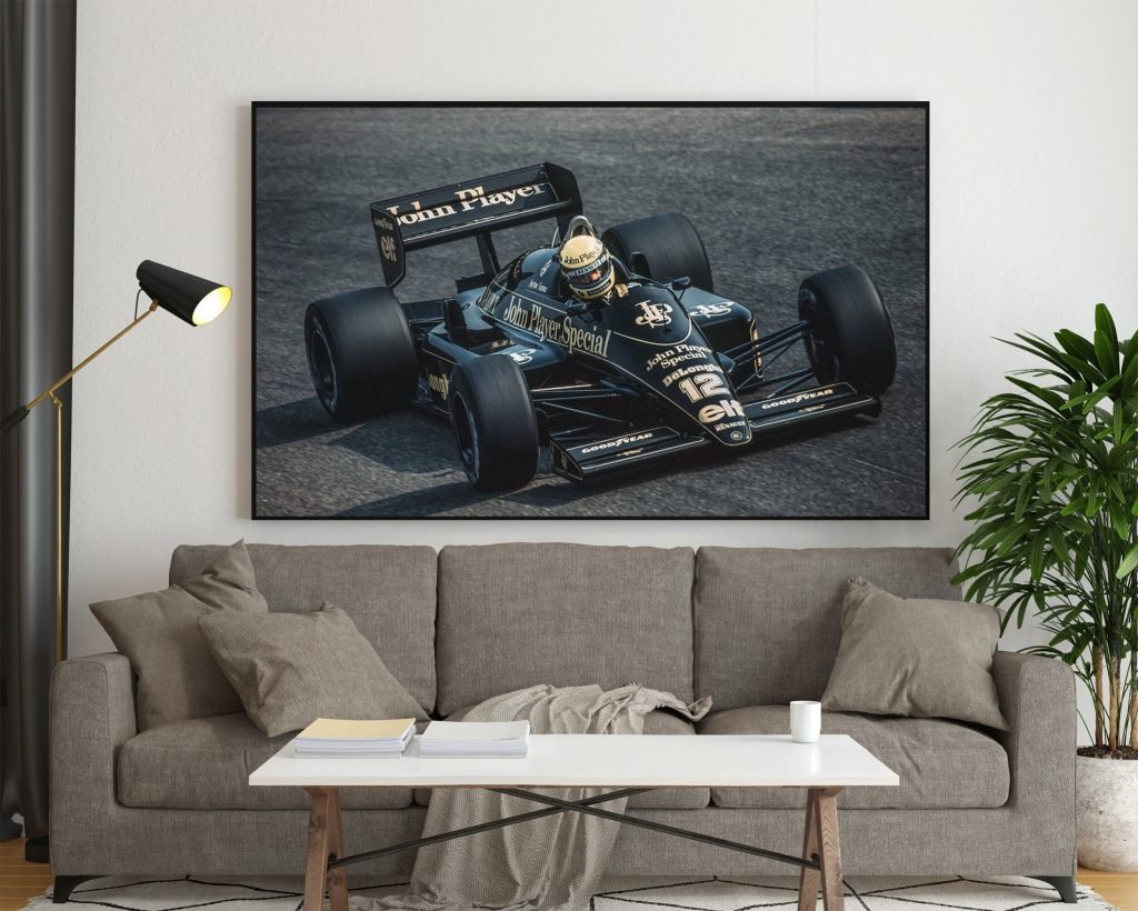 Ayrton Senna Poster - McLaren F1 Canvas Wall Art - Monaco GP Print - Formula One F1 Wall Art - Image 4