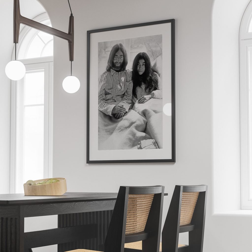 John Lennon and Yoko Ono Music Stars Poster Print or Canvas Wall Art - Image 6