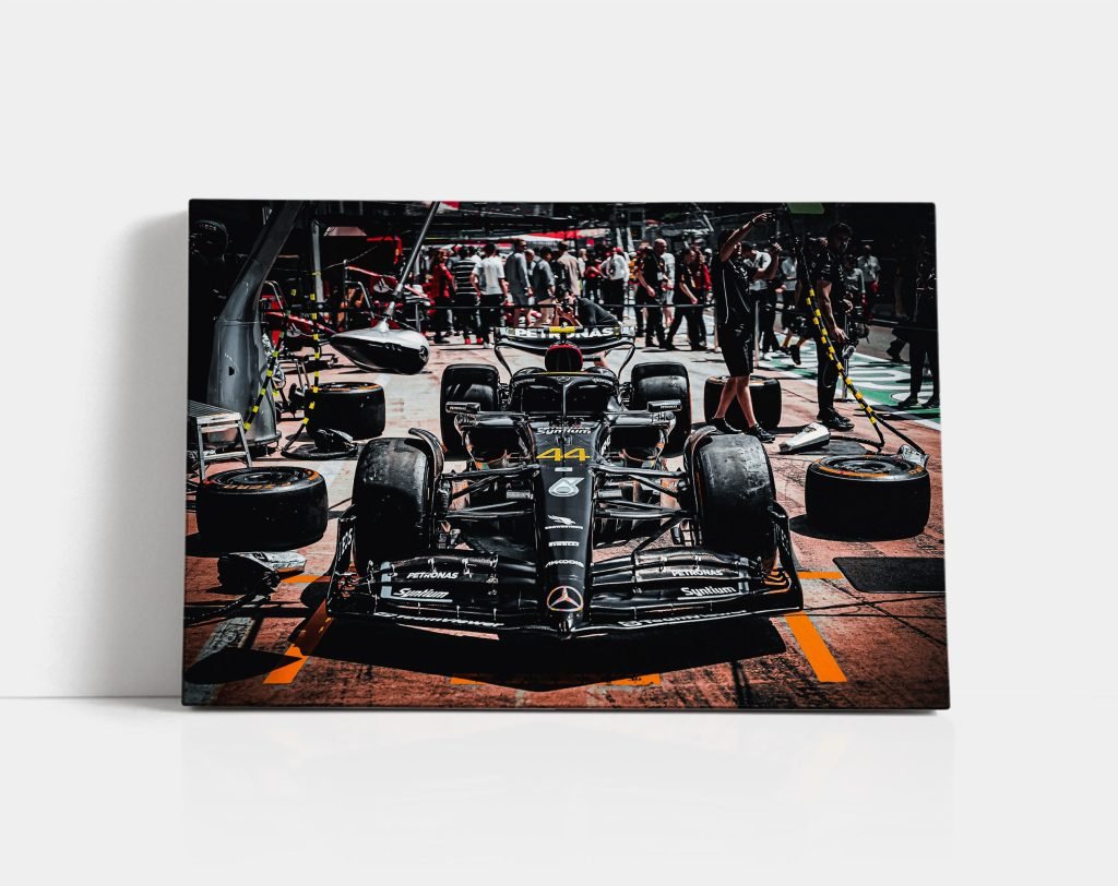 Lewis Hamilton Poster, Formula 1 canvas wall art, F1 Poster printMercedes Sports poster - Image 5