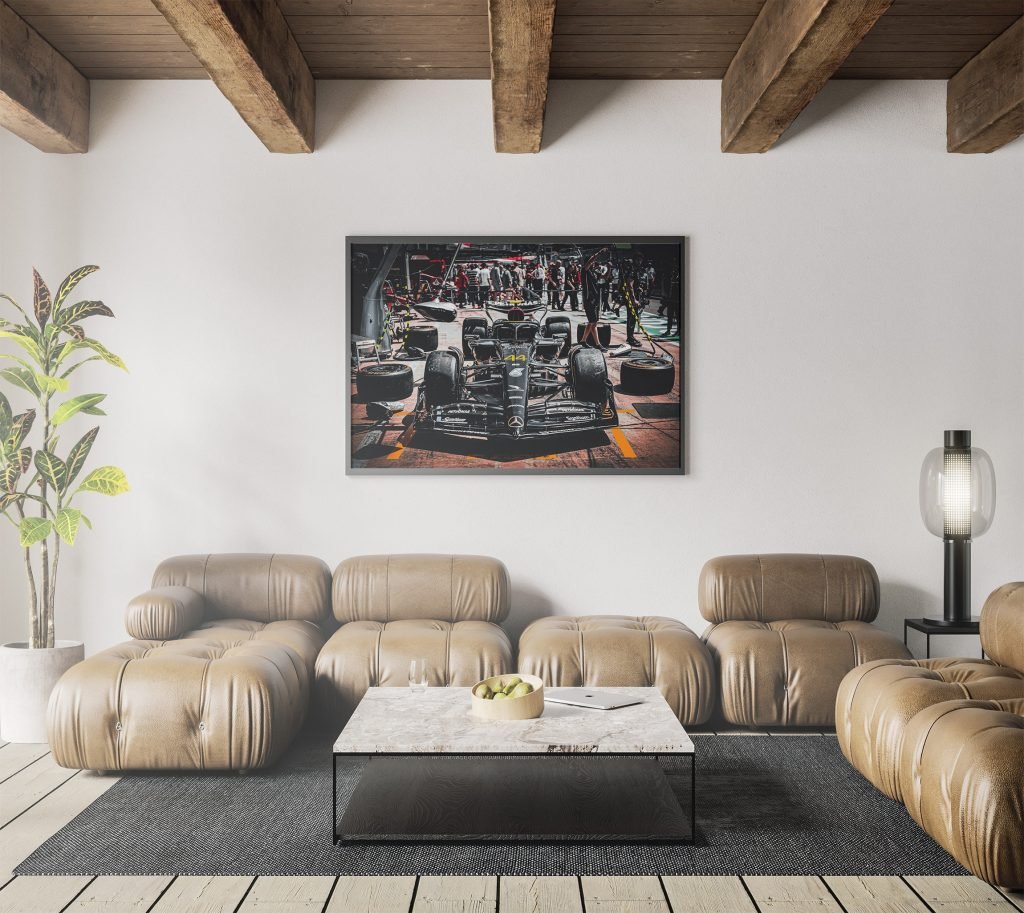 Lewis Hamilton Poster, Formula 1 canvas wall art, F1 Poster printMercedes Sports poster - Image 9