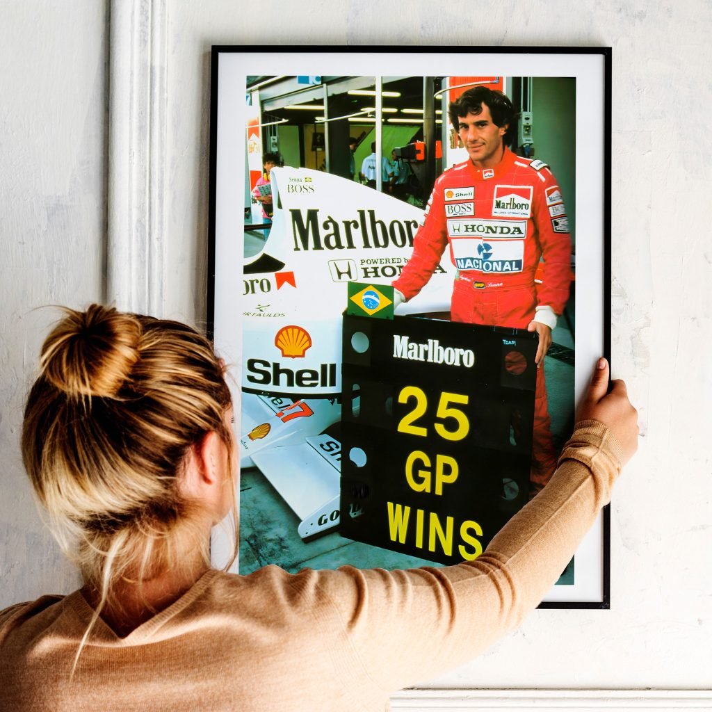 Ayrton Senna 25 GP wins Poster Print - Mclaren F1 Canvas Wall Art - Motorsport gift idea - Image 3