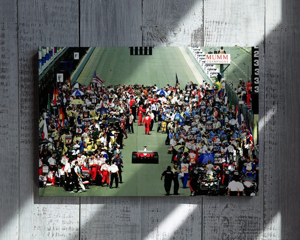 Michael Schumacher poster, Ferrari Formula 1 print, F1 Canvas Wall Art Decor, Motorsport gift - Image 5