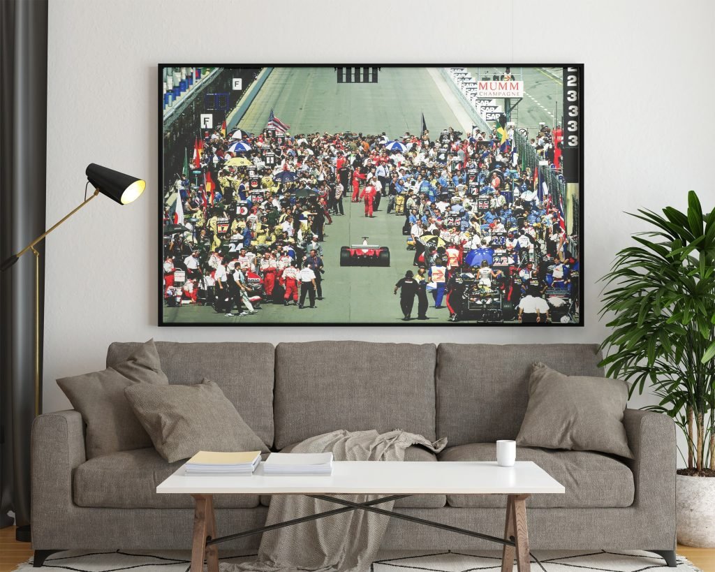 Michael Schumacher poster, Ferrari Formula 1 print, F1 Canvas Wall Art Decor, Motorsport gift - Image 6